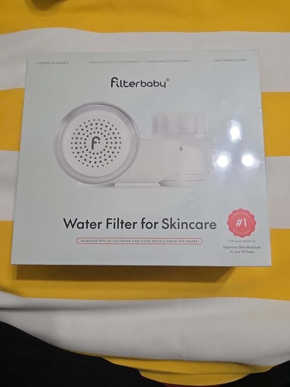 Filterbaby Water Filter for Skincare Sink Faucet Attachment 3 Month Supply